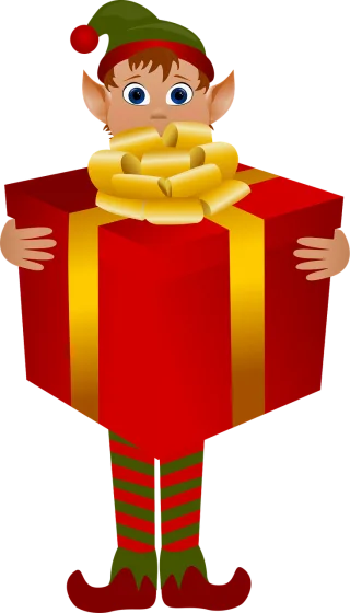 Christmas elf Leprechaun Christmas Stickdatei