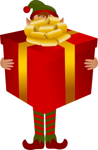 Christmas elf Leprechaun Christmas Stickdatei