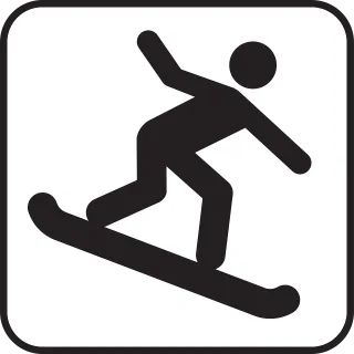 Snowboard Skiing Snow Stickdatei