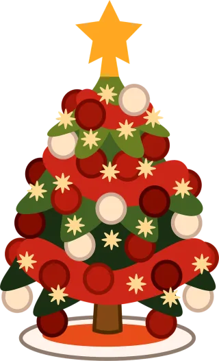 Christmas tree Ornaments Decoration Stickdatei