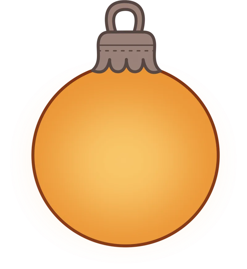 Christmas ornament Christmas bauble Golden Stickdatei – Weihnachten