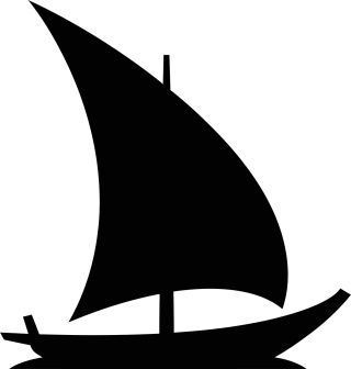Dhow Boat Sailboat Stickdatei