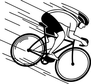 Cycling Cyclist Speed Stickdatei