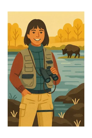 Person Wildlife Bear Stickdatei