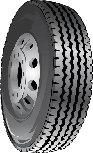 Truck tires and wheels Tires Wheels Stickdatei