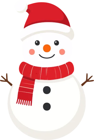 Snowman Winter Nature Stickdatei