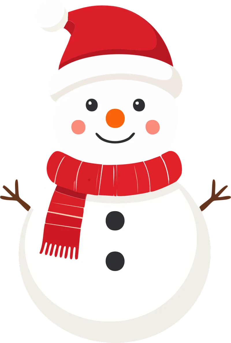 Snowman Winter Nature Stickdatei – Weihnachten