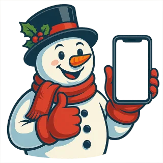 Snowman Christmas Winter Stickdatei