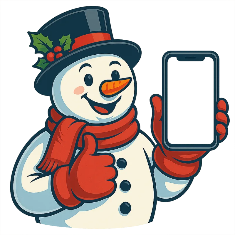 Snowman Christmas Winter Stickdatei – Weihnachten