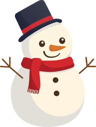 Snowman Winter Nature Stickdatei